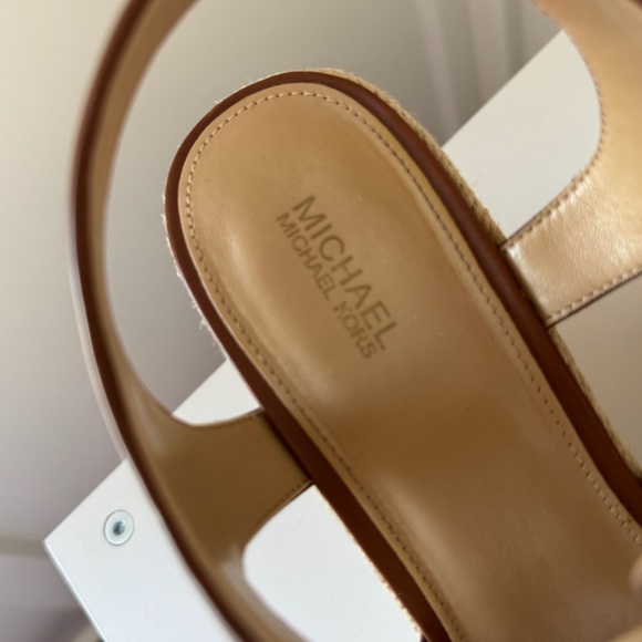 Michael Kors Wedge Espadrilles Women’s Size 11 Designer Summer Sandals - Picture 4 of 10